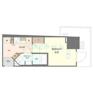 Alivis船橋East【12階】の間取り