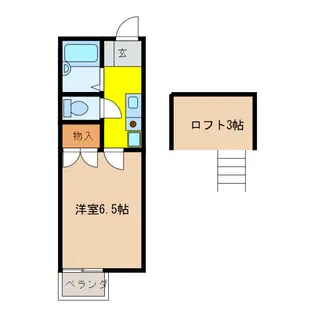 岐阜県岐阜市柳津町北塚3【アパート】の間取り