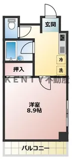 東京都大田区羽田2【マンション】の間取り