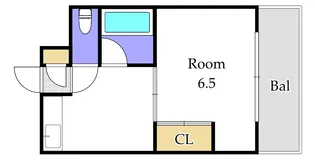 エトワール清心【1階】の間取り