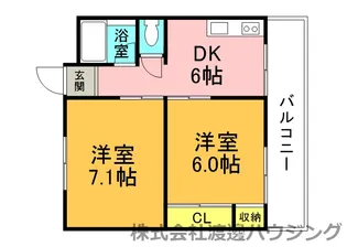 クリーンハイツ豊里【1階】の間取り