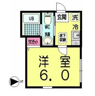 グレイスヒルズ新中野【1階】の間取り