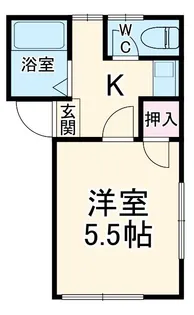 ベルメゾン【1階】の間取り