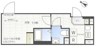 メゾンド町屋【2階】の間取り
