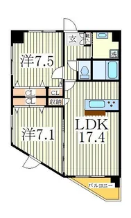 ホビアル・フェンテ【2階】の間取り