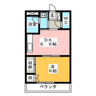 ハイムJORAKU【2階】の間取り