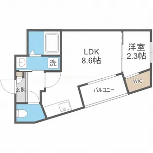 MOVE TSUKAMOTO【1階】の間取り