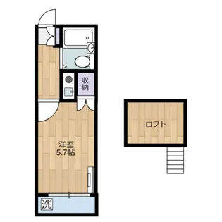 リエス厚木及川【2階】の間取り