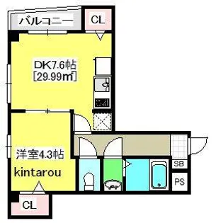 SOL LEVANTE【2階】の間取り