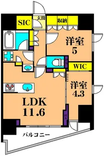 東京都品川区東大井3【マンション】の間取り