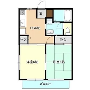 パステルハイツ【2階】の間取り