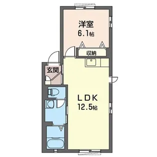 フォルトゥーナA【2階】の間取り