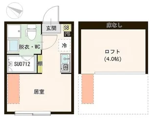 ハーモニーテラス白鷺II【2階】の間取り
