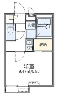 レオパレスなでしこ【2階】の間取り