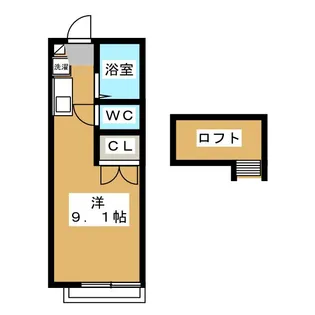 クレール【2階】の間取り