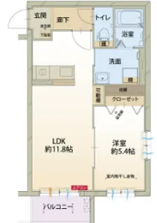 ハートフルプリムラ【2階】の間取り