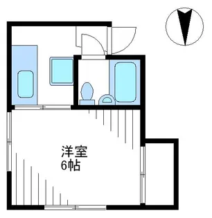 矢島ハイツ【2階】の間取り