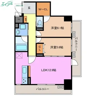 ラフィーネ【3階】の間取り