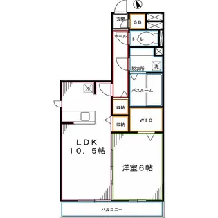 Avancer Akane【2階】の間取り