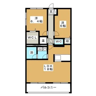 BRAIN m【4階】の間取り