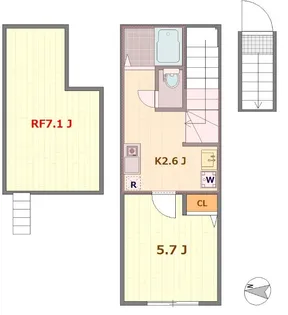 バーミープレイス練馬【2階】の間取り