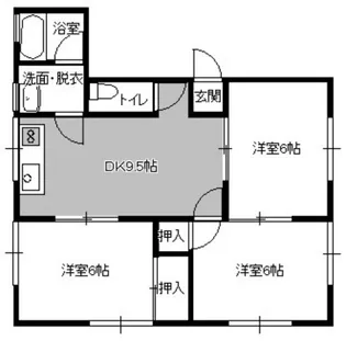 吉本ビル【3階】の間取り