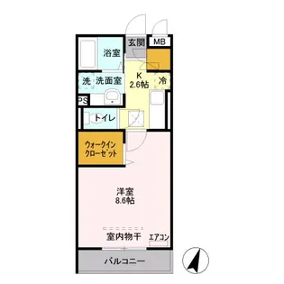 埼玉県さいたま市北区宮原町1【アパート】の間取り