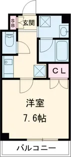 ヨウコースクウェア田端【4階】の間取り