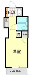 1Rの間取り画像