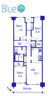 コスモ新横浜【11階】の間取り