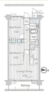 東京都江東区大島1【マンション】の間取り