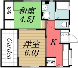 S.Eアパートメント【1階】の間取り