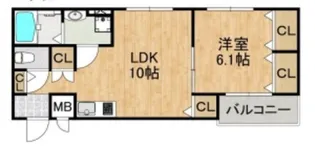 クインズコート【3階】の間取り