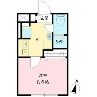 THE ROOM’S 西大井【1階】の間取り