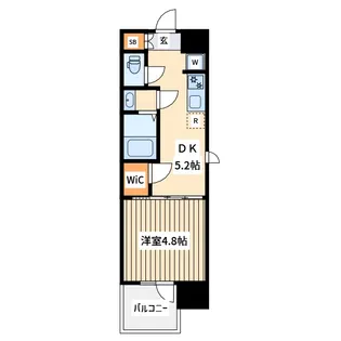 エステムコート東京八王子【9階】の間取り