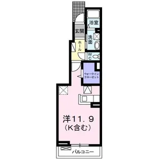 茨城県笠間市八雲2【アパート】の間取り