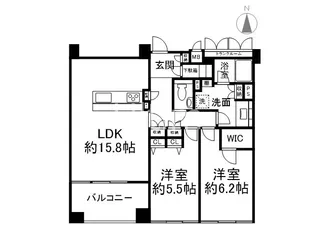 ザ・レジデンス京都東洞院四条【4階】の間取り