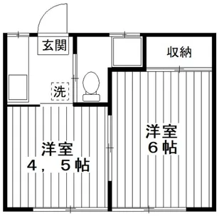 フェニックスハウス【1階】の間取り