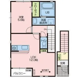 Blomstra (ブロムストラ)II A【2階】の間取り