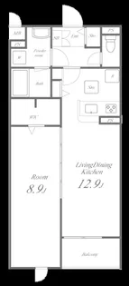 T annex【1階】の間取り