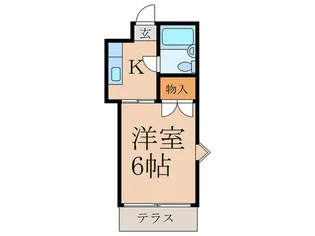 パピヨンベ-ル1【1階】の間取り