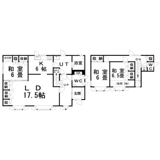 北海道釧路市愛国東4【一戸建】の間取り