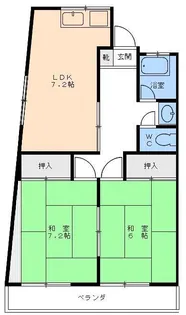 大場ビル【3階】の間取り
