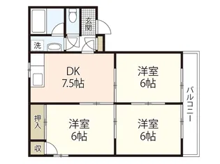 フレグランス大上【2階】の間取り