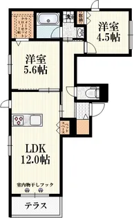 ロフティハウス サウス【1階】の間取り