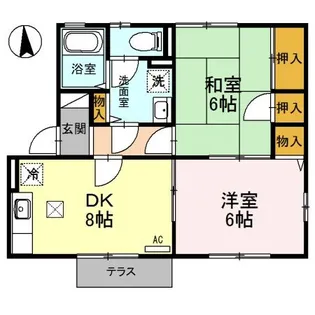 エトワール21 A【1階】の間取り
