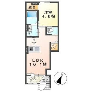 リヴェールメゾン【1階】の間取り