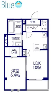 クロイツェル御成【3階】の間取り