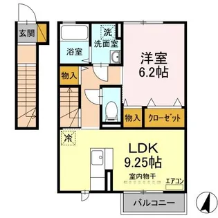 千葉県市原市君塚5【アパート】の間取り
