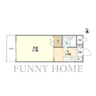東京都世田谷区上馬4【マンション】の間取り